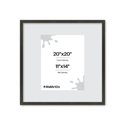 20" x 20" Charcoal Vienna Wall Frame