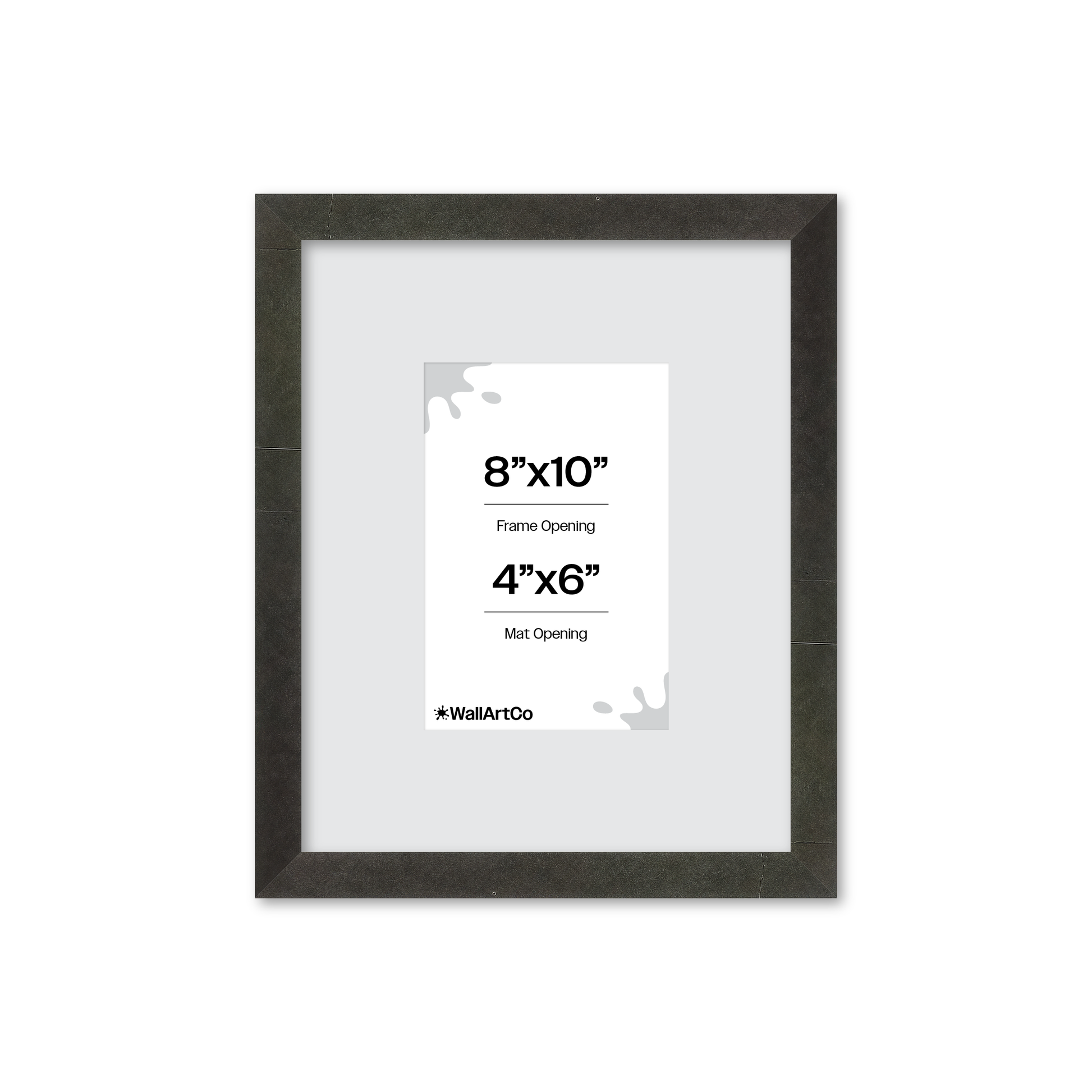 8" x 10" Charcoal Vienna Wall Frame