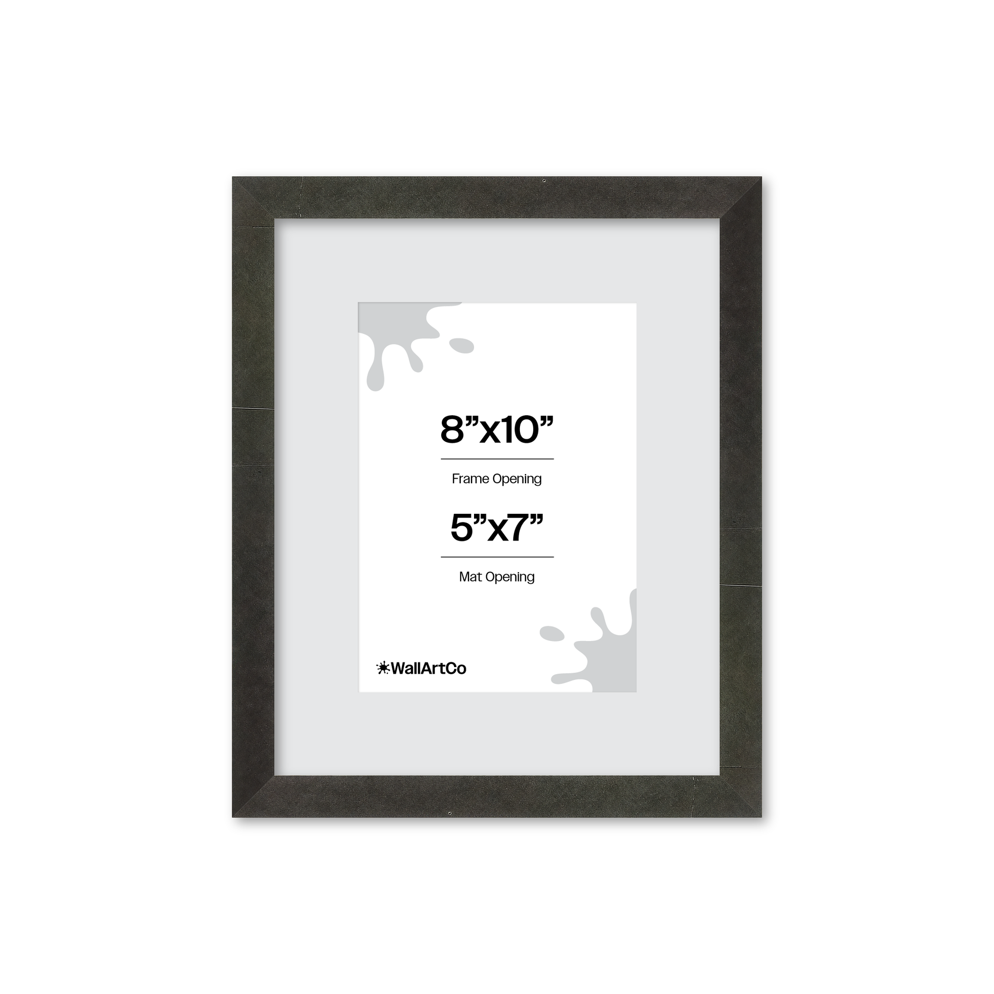 8" x 10" Charcoal Vienna Wall Frame