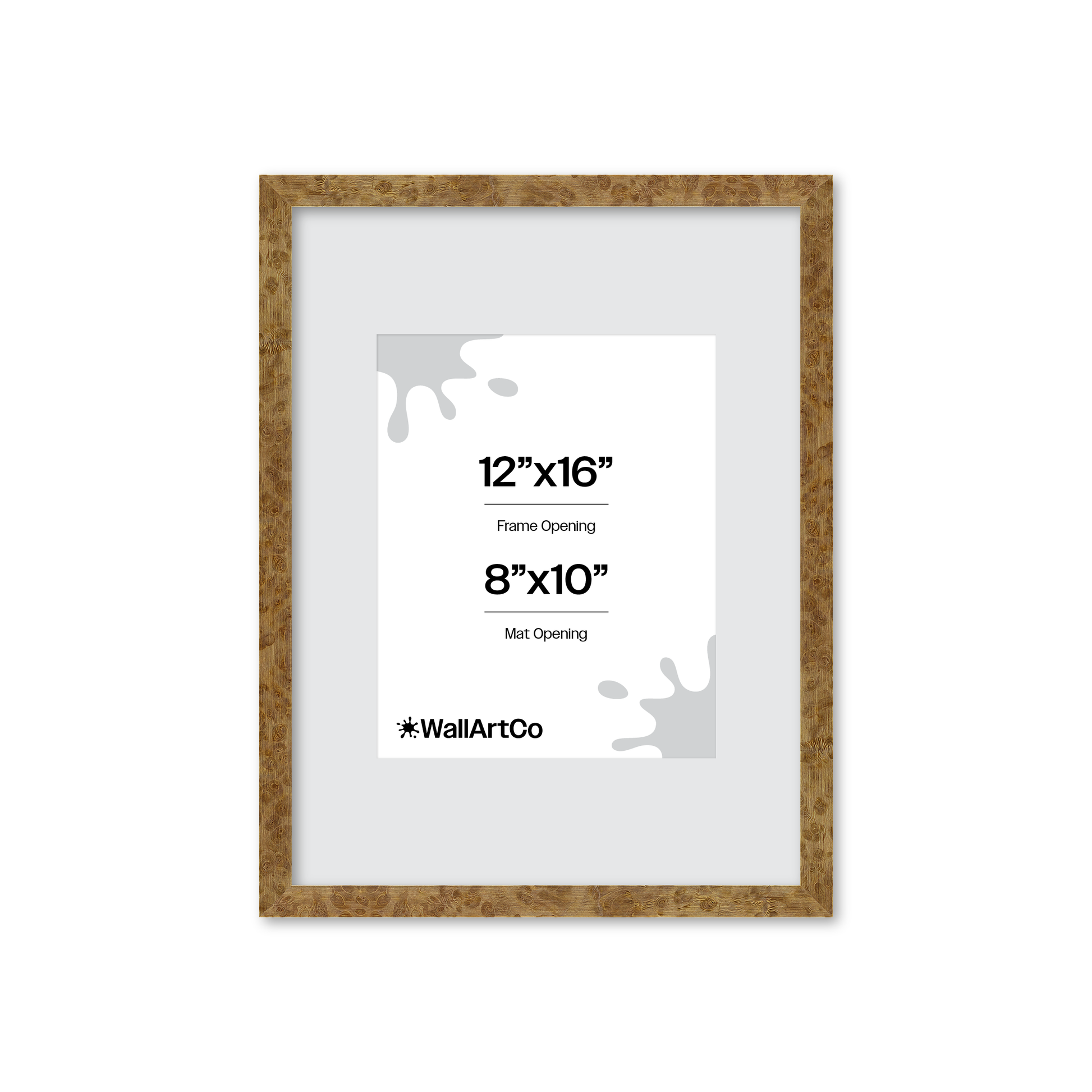 12" x 16" Cream Vienna Wall Frame