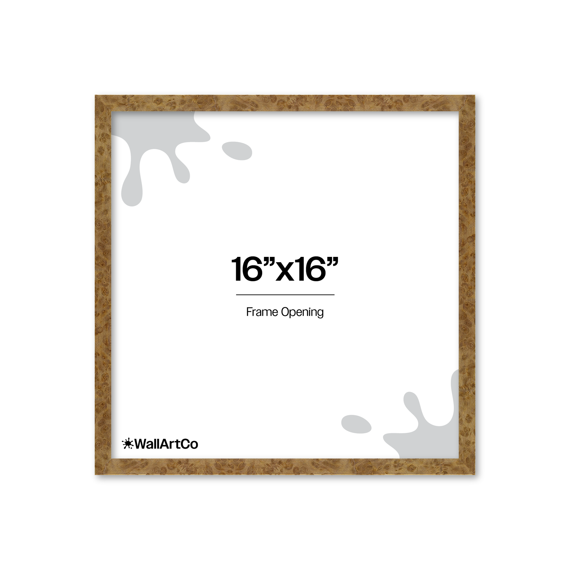 Front of picture frame