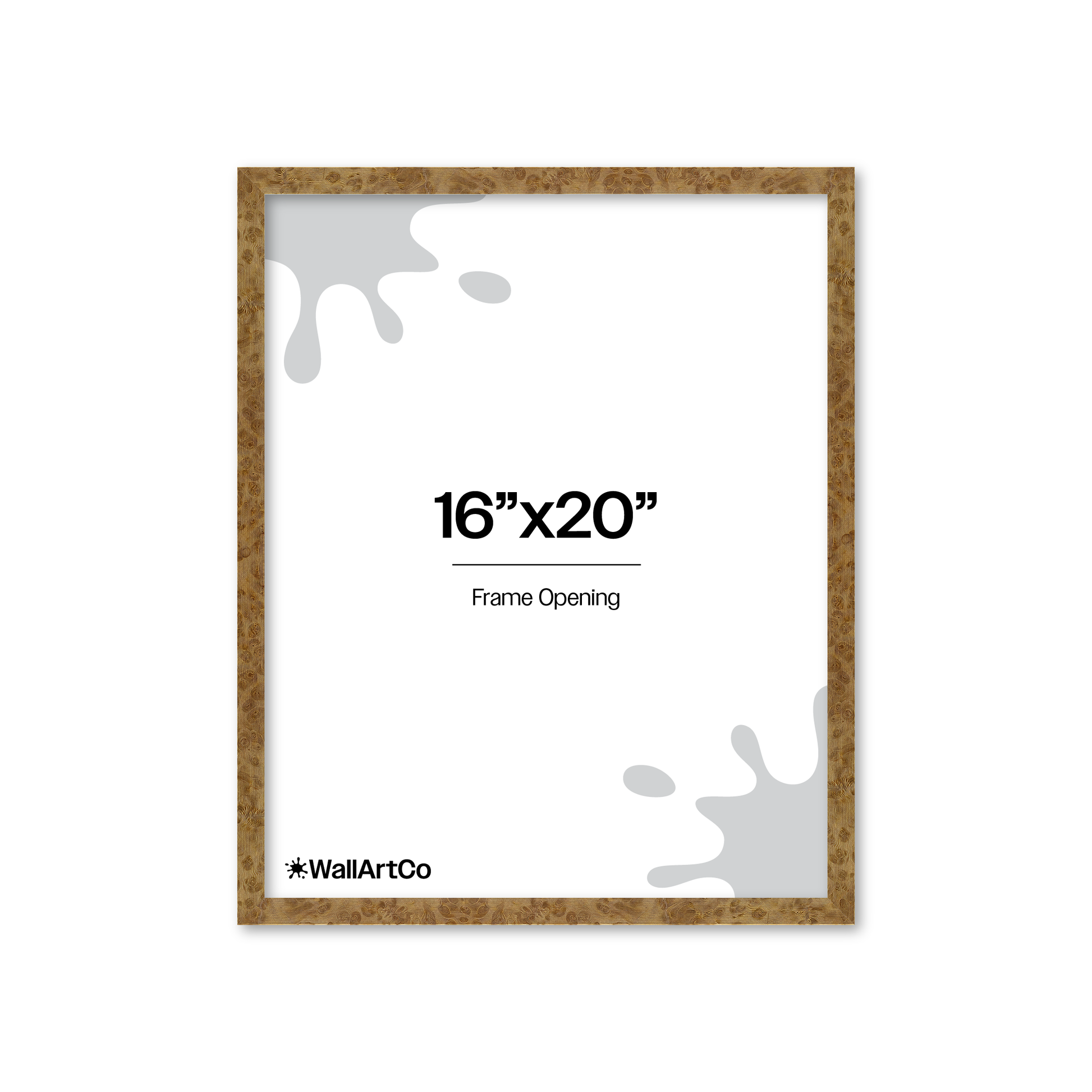 Front of picture frame