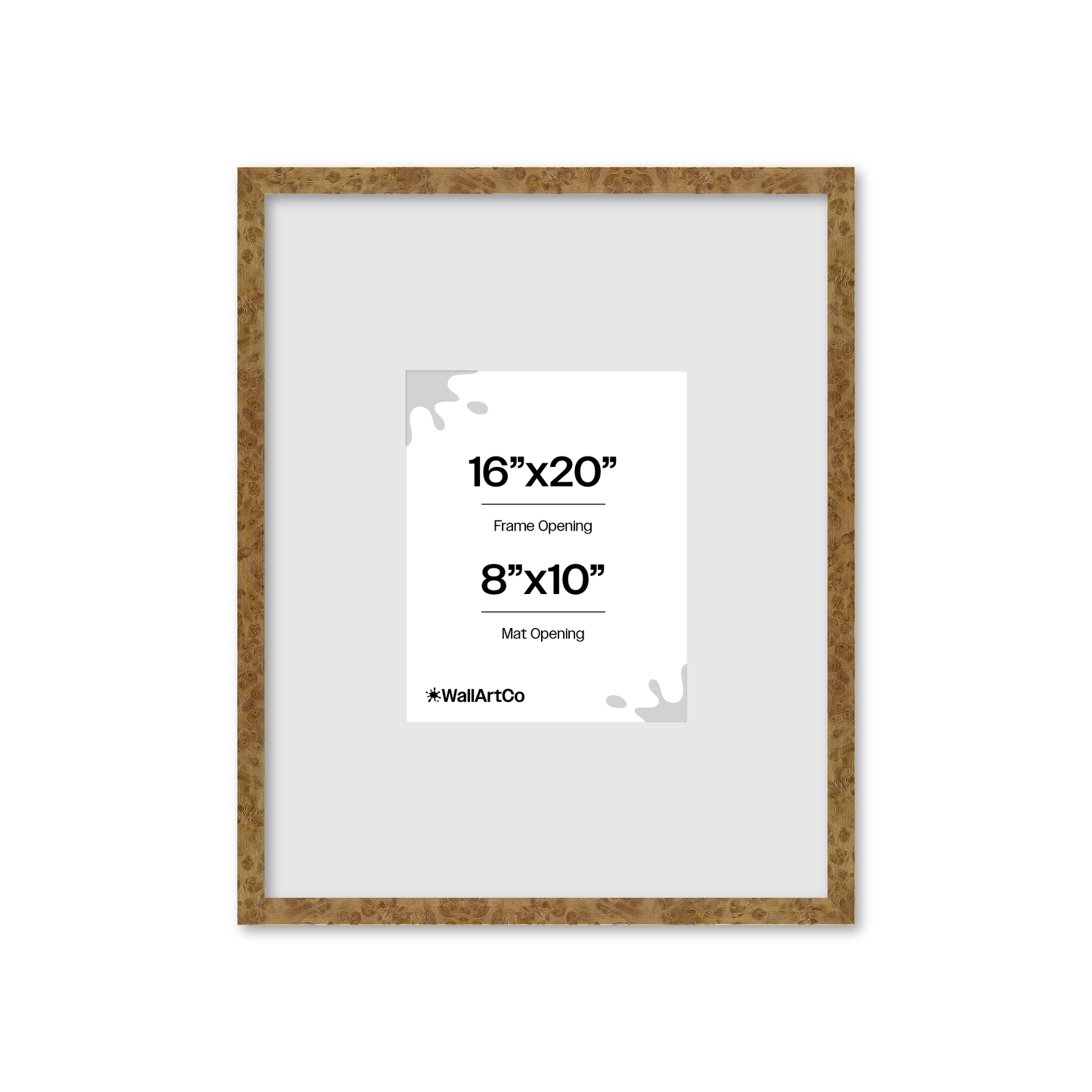 16" x 20" Cream Vienna Wall Frame