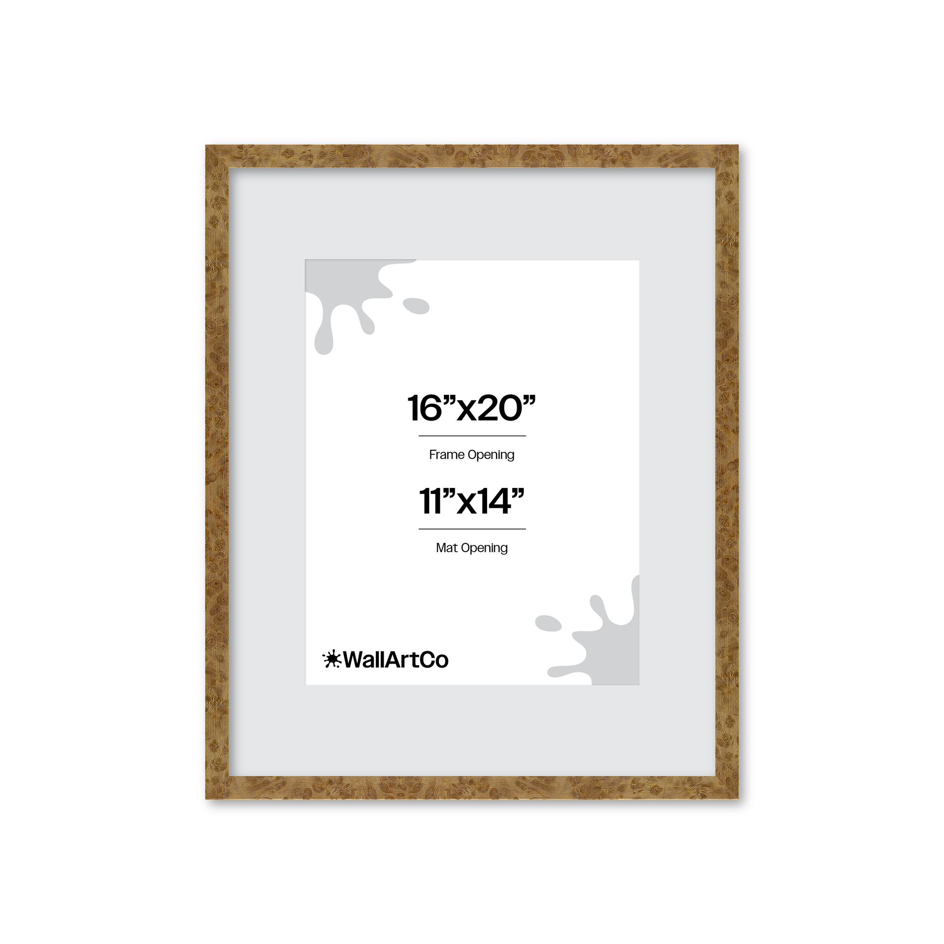 16" x 20" Cream Vienna Wall Frame