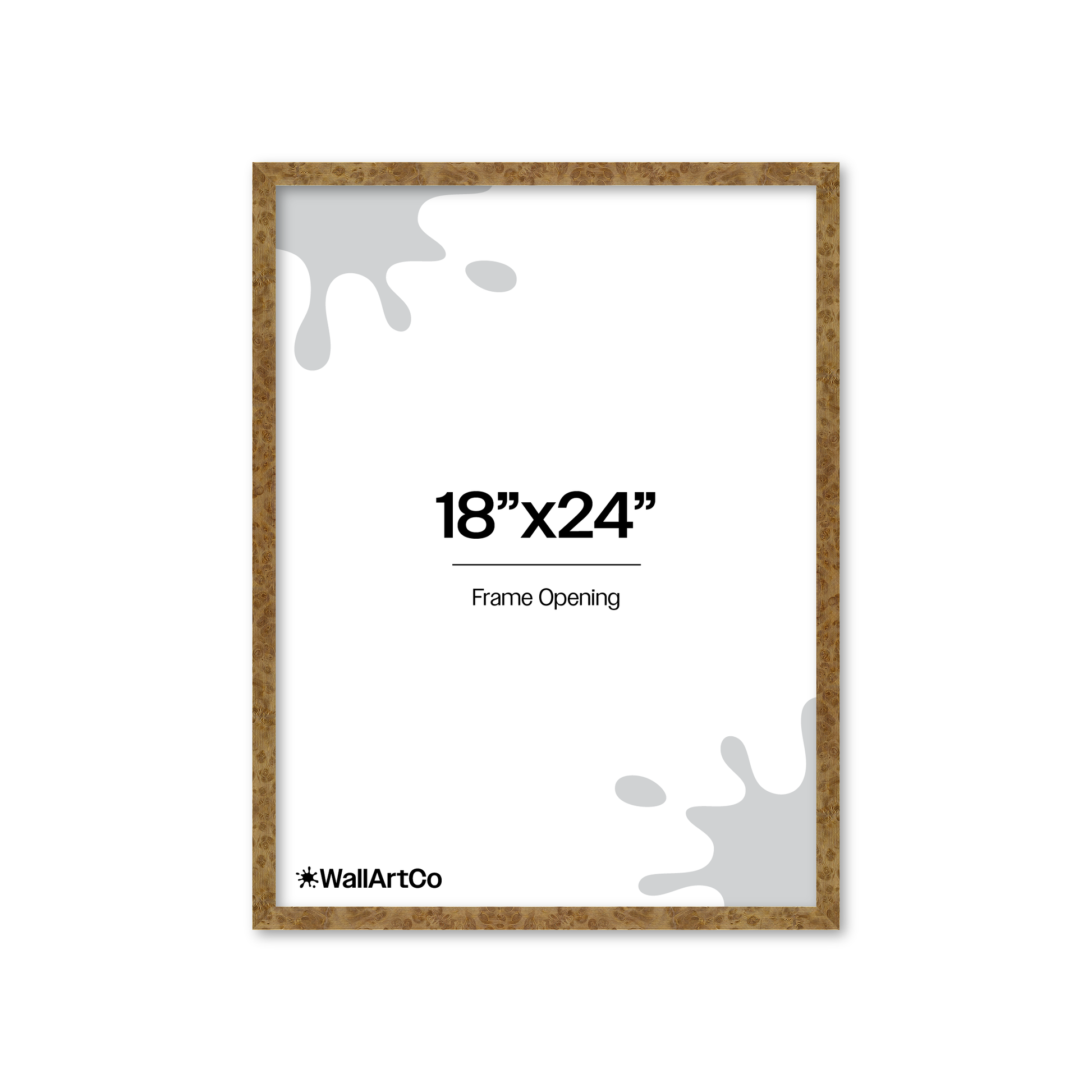 Front of picture frame