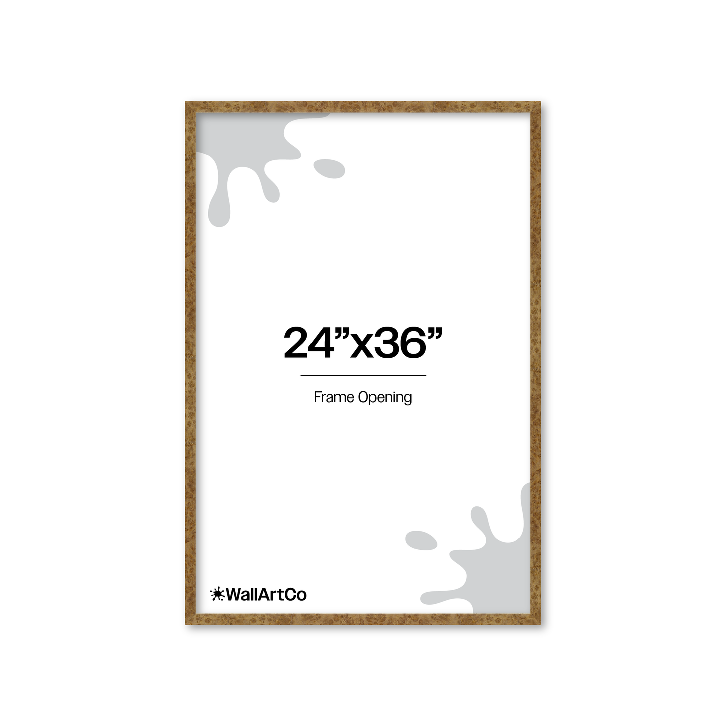 Front of picture frame