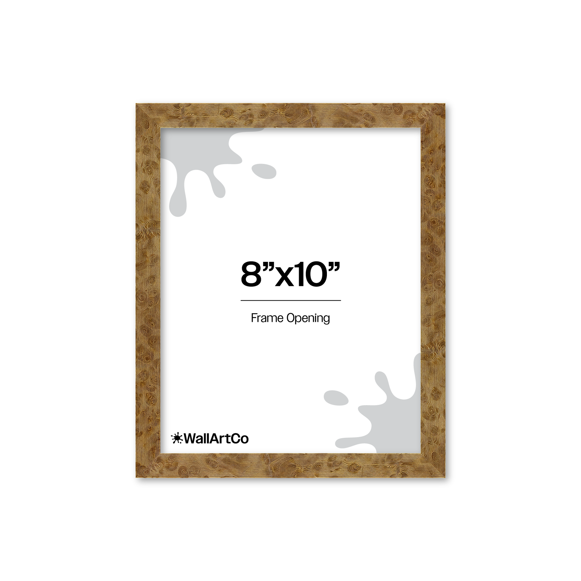 Front of picture frame
