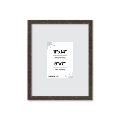 11" x 14" Rich Brown Vienna Wall Frame