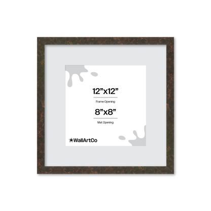 12" x 12" Rich Brown Vienna Wall Frame