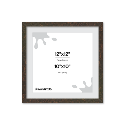 12" x 12" Rich Brown Vienna Wall Frame