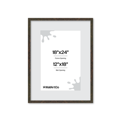 18" x 24" Rich Brown Vienna Wall Frame