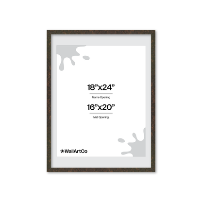 18" x 24" Rich Brown Vienna Wall Frame