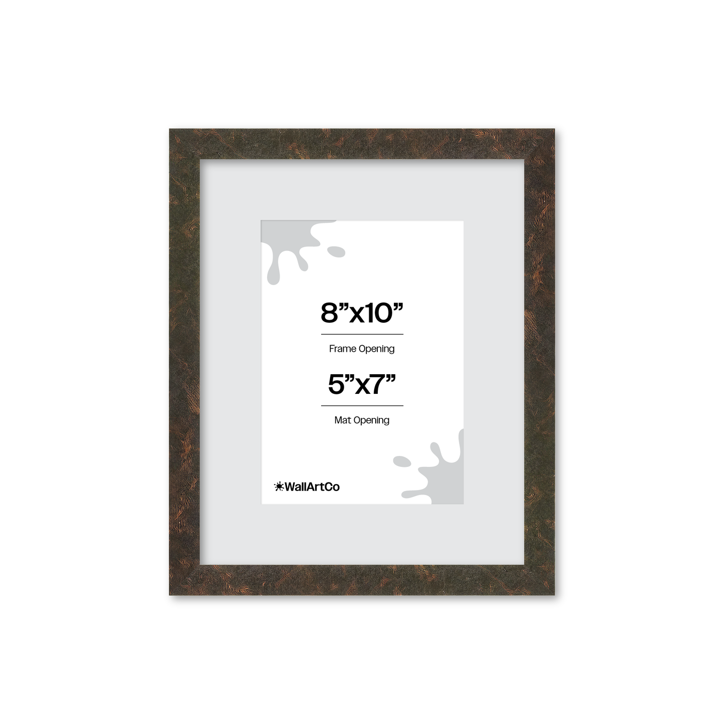 8" x 10" Rich Brown Vienna Wall Frame