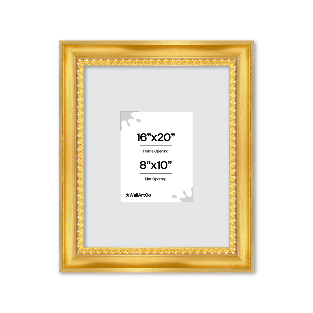 The Spotlight Stealer Gold Picture Frame