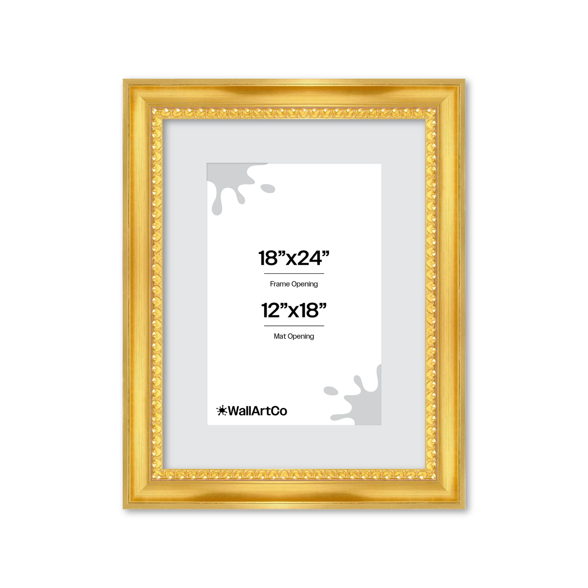 The Spotlight Stealer Gold Picture Frame