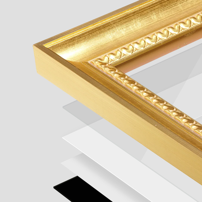 The Spotlight Stealer Gold Picture Frame