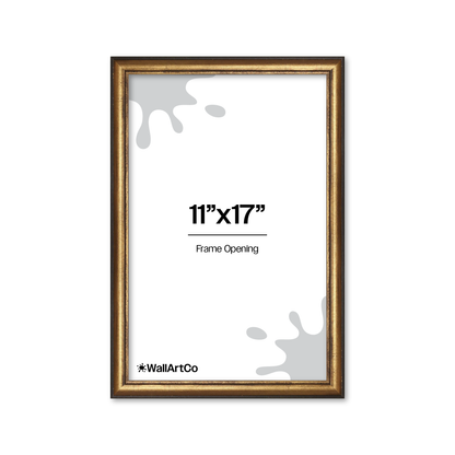 The Backbone Black and Gold Picture Frame