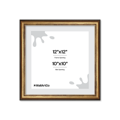 The Backbone Black and Gold Picture Frame