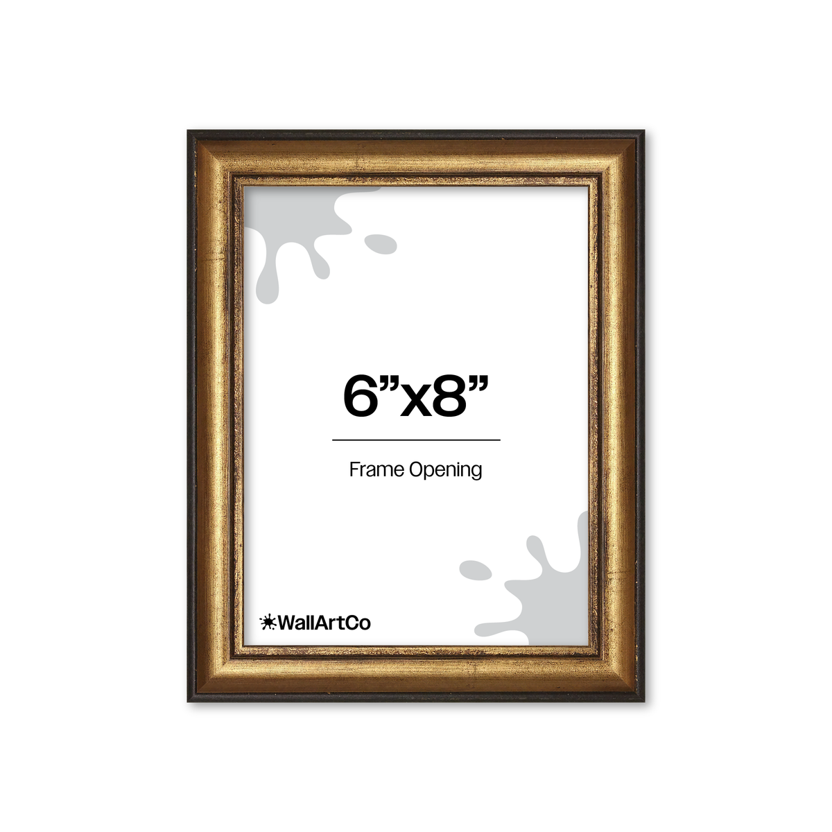 The Backbone Black and Gold Picture Frame