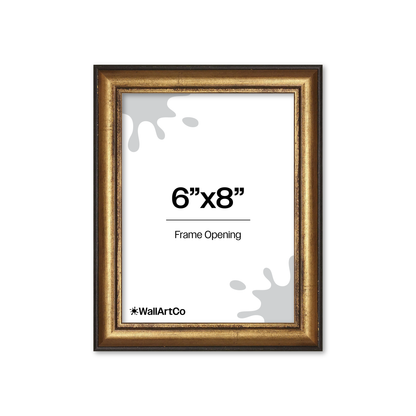 The Backbone Black and Gold Picture Frame