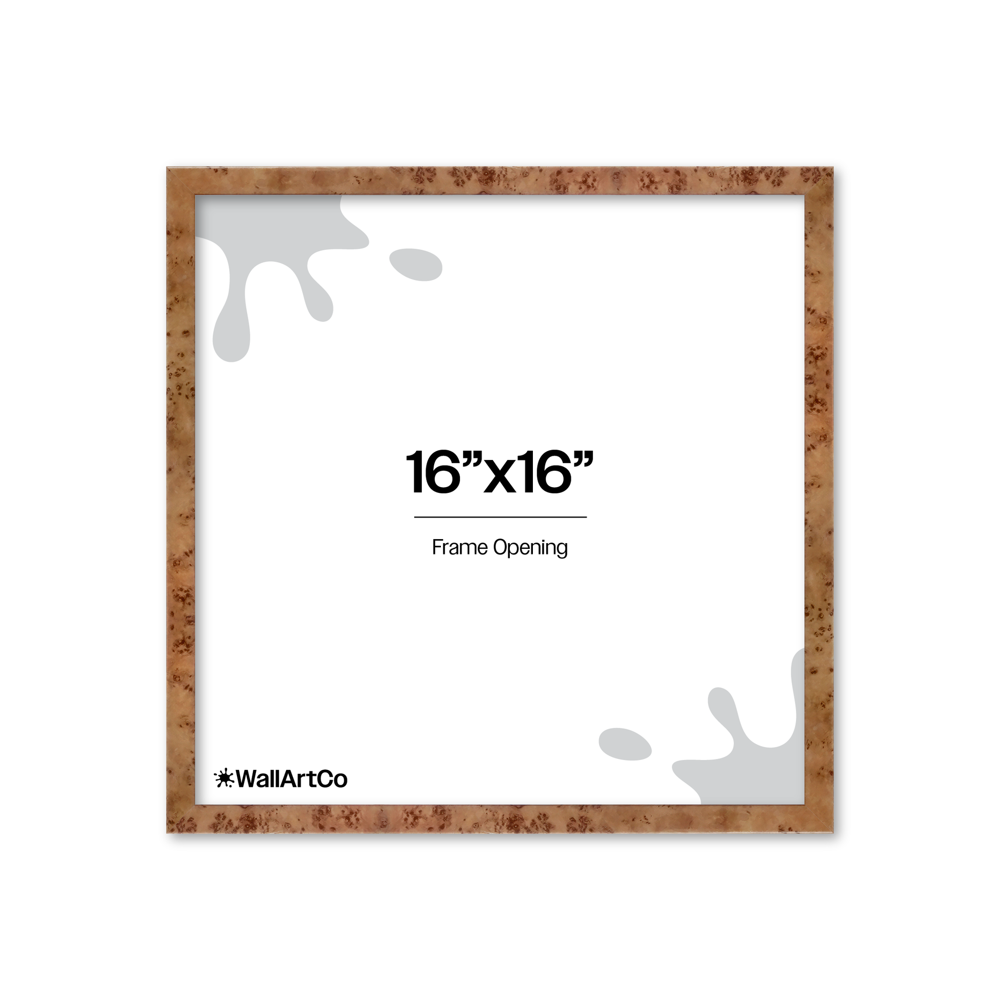 Front of picture frame