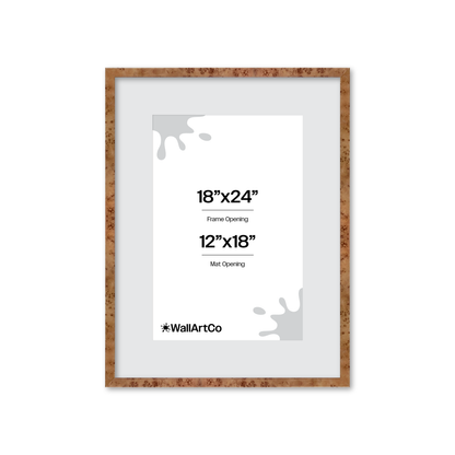 18" x 24" Golden Burlwood Verona Wall Frame