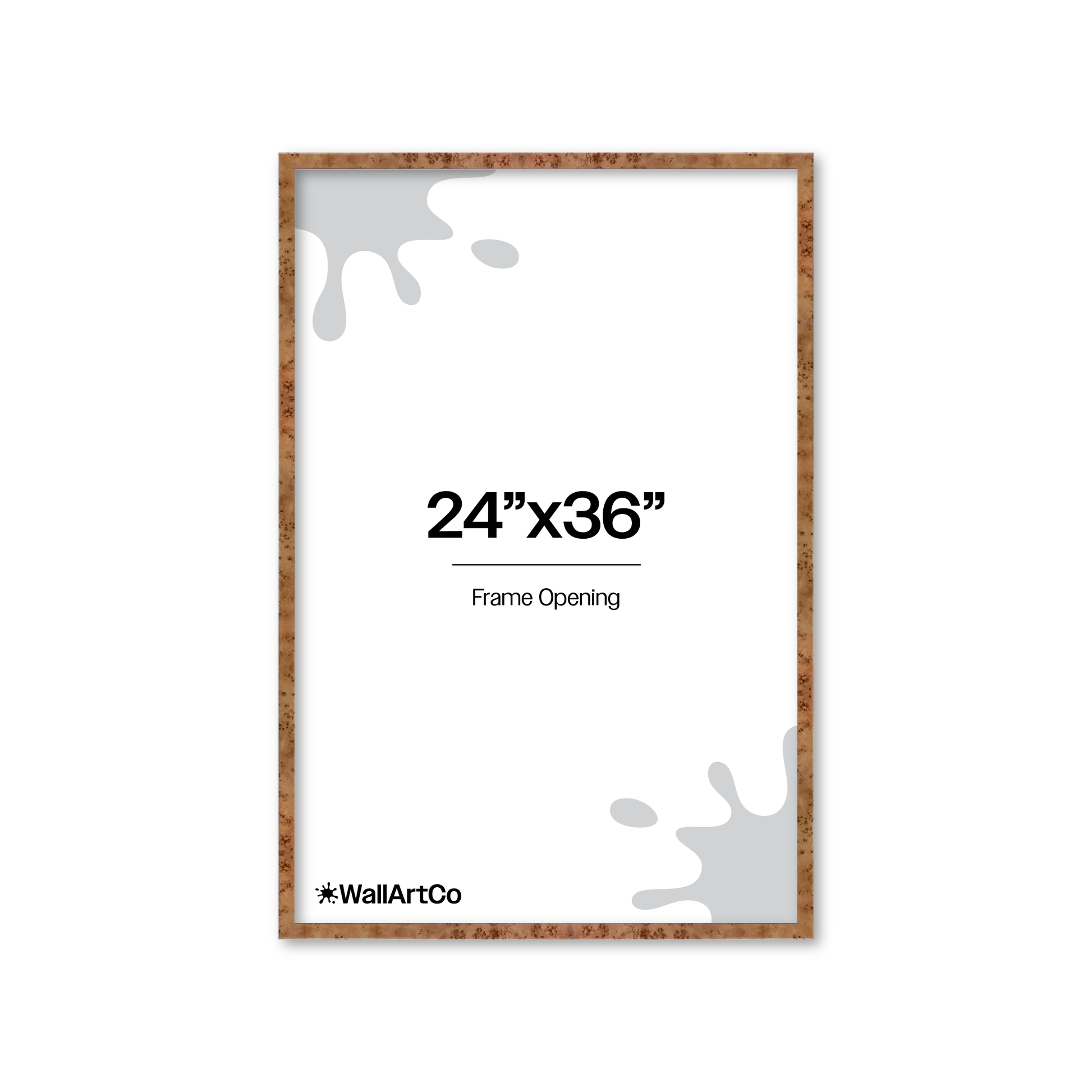 Front of picture frame