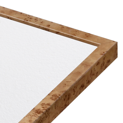 corner of the Golden Burlwood Verona Wall Frame