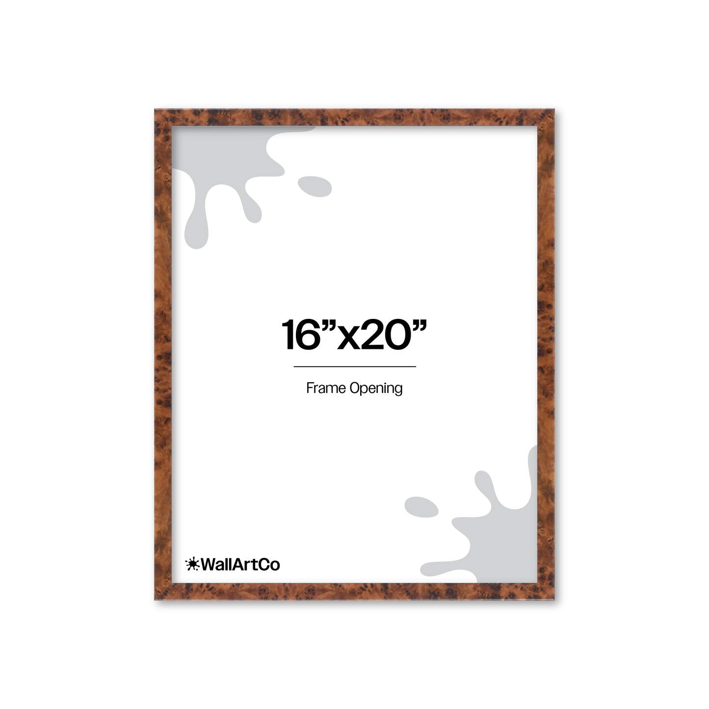 Front of picture frame