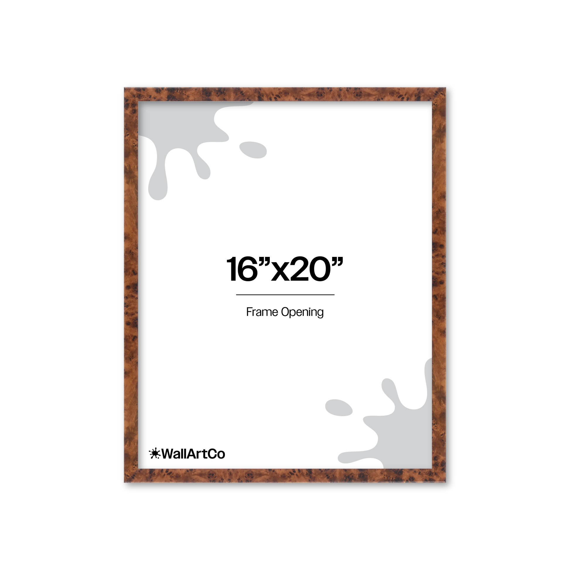 Front of picture frame