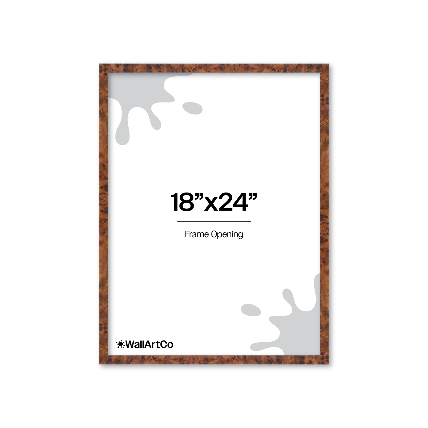 Front of picture frame