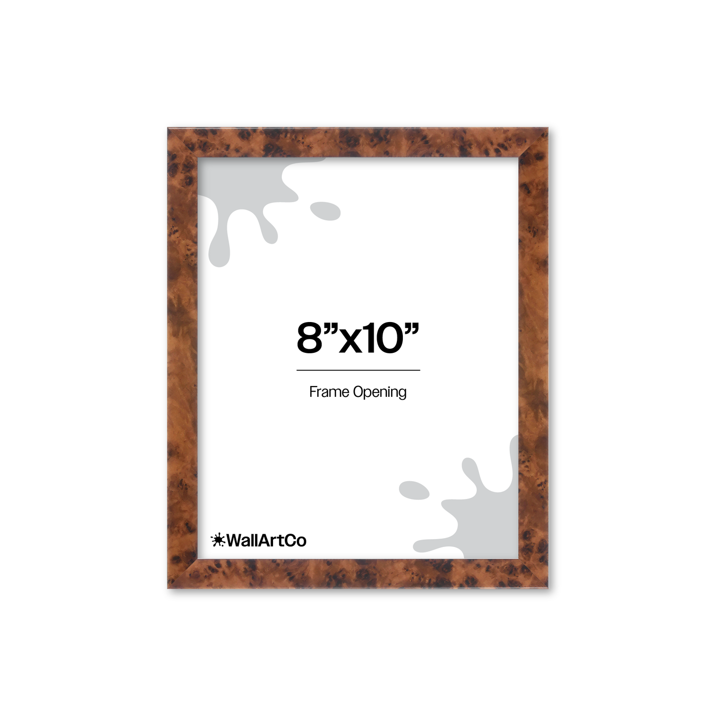 Amber Burlwood Verona Wall Frame