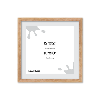12" x 12" White Wash Natural Sierra Wall Frame