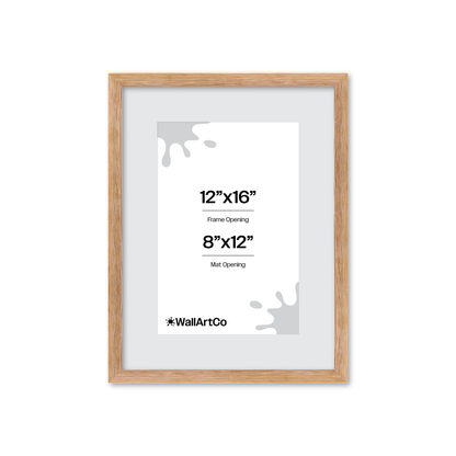 12" x 16" White Wash Natural Sierra Wall Frame