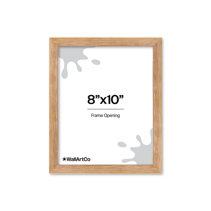 White Wash Natural Sierra Wall Frame