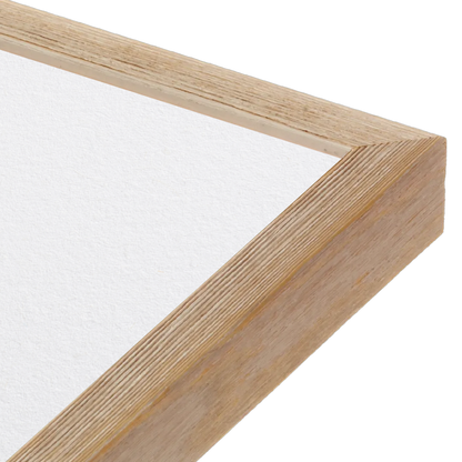 corner of the White Wash Natural Sierra Wall Frame