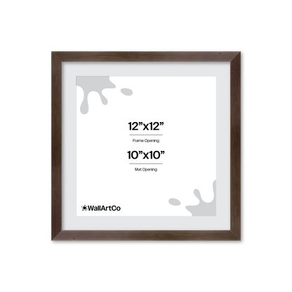 12" x 12" Soft Charcoal Sierra Wall Frame