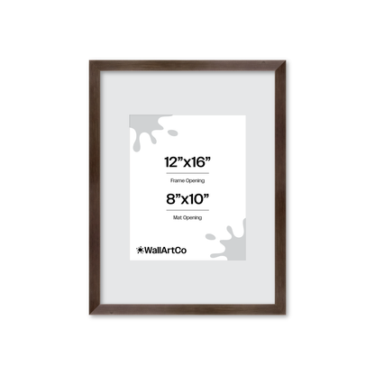 12" x 16" Soft Charcoal Sierra Wall Frame