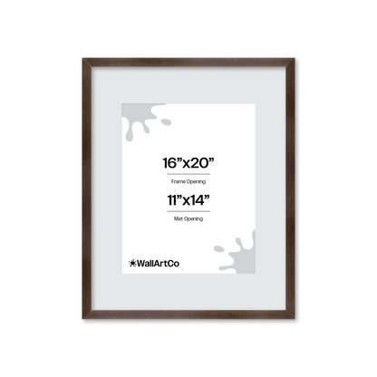 16" x 20" Soft Charcoal Sierra Wall Frame