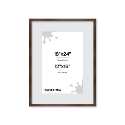 18" x 24" Soft Charcoal Sierra Wall Frame