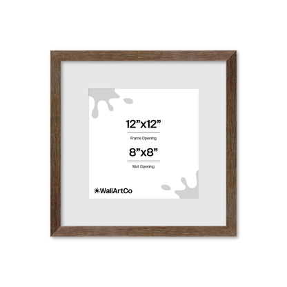 12" x 12" Soft Gray Sierra Wall Frame