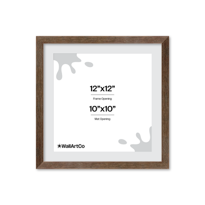 12" x 12" Soft Gray Sierra Wall Frame