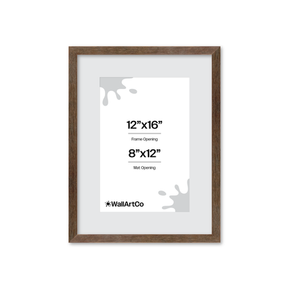 12" x 16" Soft Gray Sierra Wall Frame