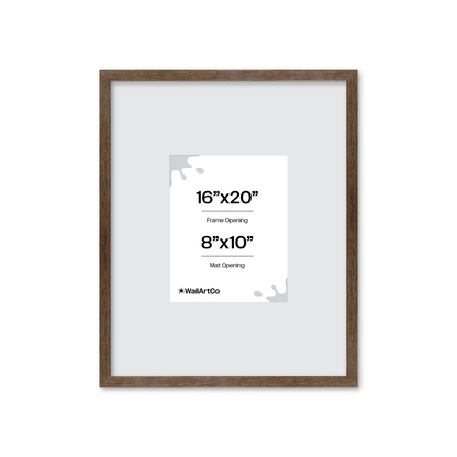 16" x 20" Soft Gray Sierra Wall Frame