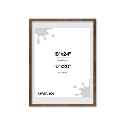 18" x 24" Soft Gray Sierra Wall Frame