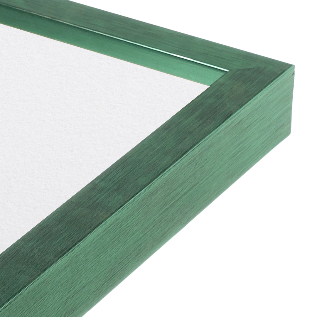 [LIFESTYLE],Lemon Grass Narrow Width Wall Frame in a room