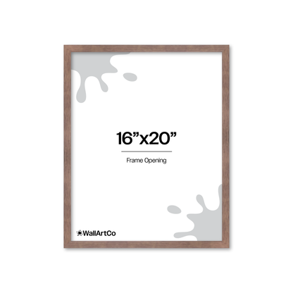 Powder Rose Linden Wall Frame
