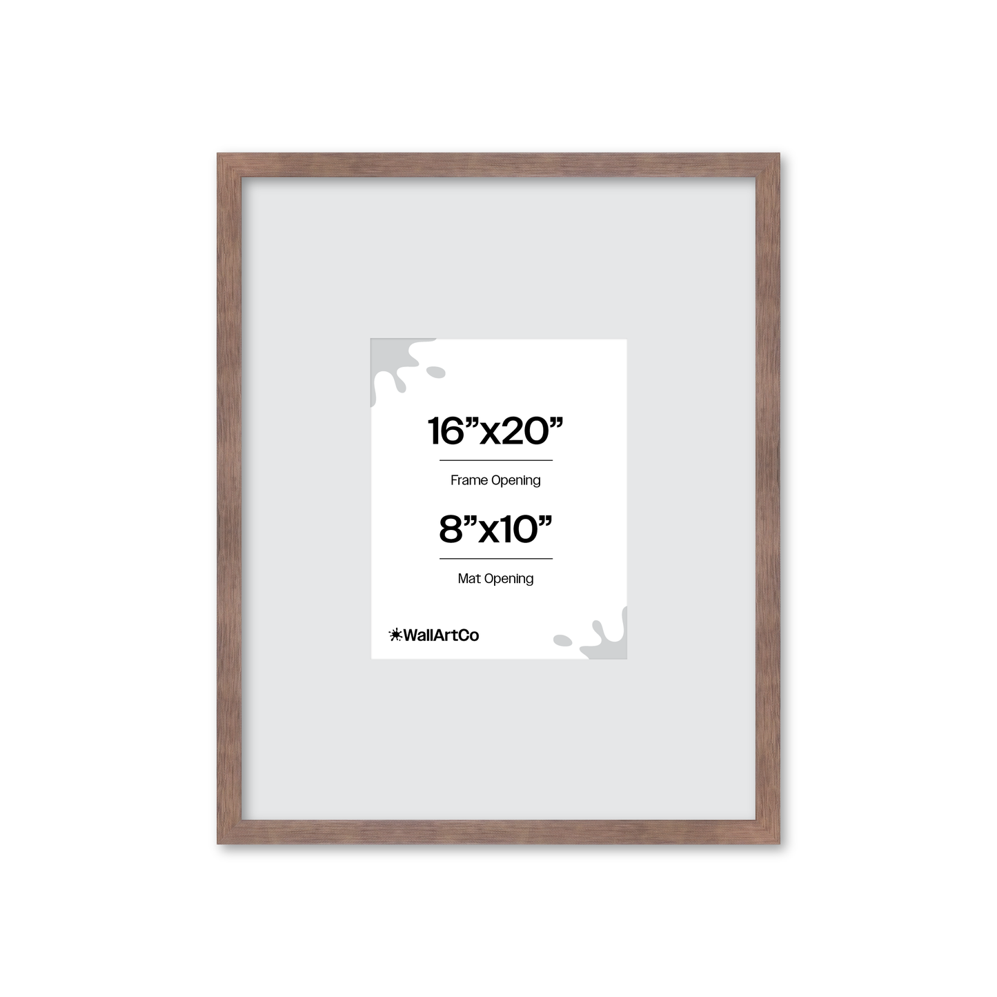 Powder Rose Linden Wall Frame