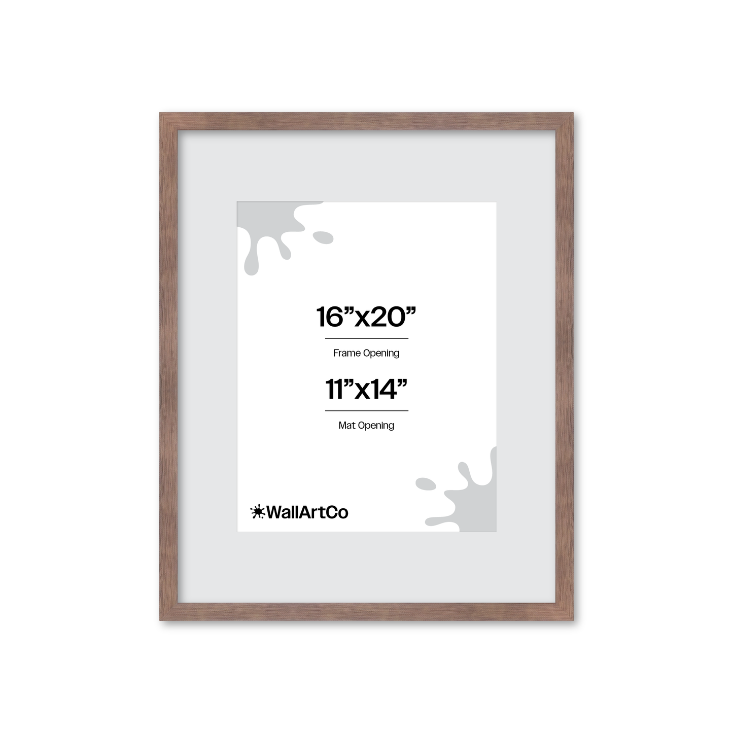 Powder Rose Linden Wall Frame