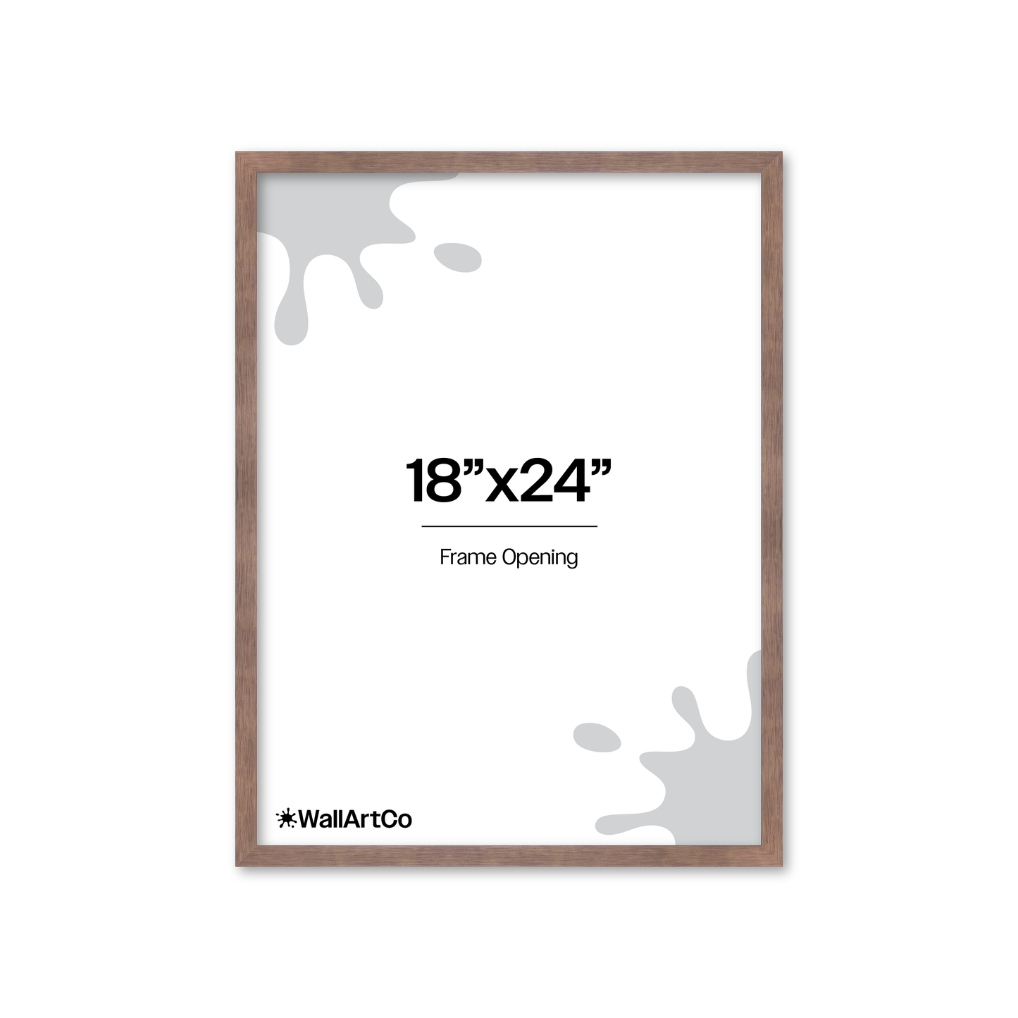 Powder Rose Linden Wall Frame